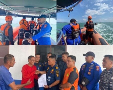 Respons Cepat Satpolairud Polres Bintan Selamatkan Nelayan yang Hanyut di Laut