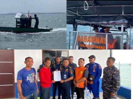 Sempat Dikabarkan Hilang, Kapal Melayan Asal Bintan Utara Akhirnya Berhasil Ditemukan Selamat