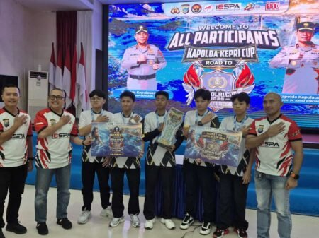 Polresta Tanjungpinang Juarai Turnamen Mobile Legends Kapolda Kepri Cup