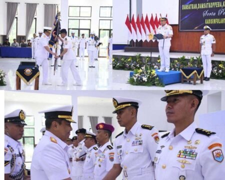 Pangkoarmada I Pimpin Sertijab Tujuh Jabatan Strategis Koarmada I