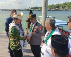 Penyambutan kedatangan Duta Besar Palestina untuk Indonesia ke Tanjungpinang, Rabu (15/07/2026)