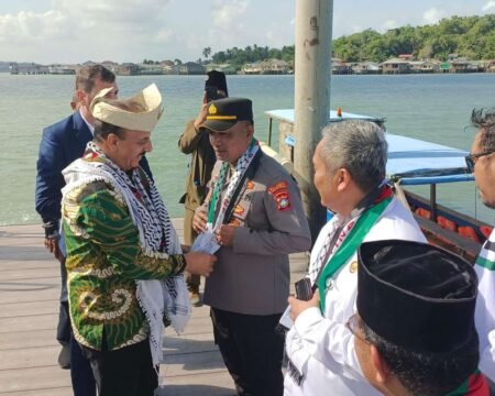 Penyambutan kedatangan Duta Besar Palestina untuk Indonesia ke Tanjungpinang, Rabu (15/07/2026)