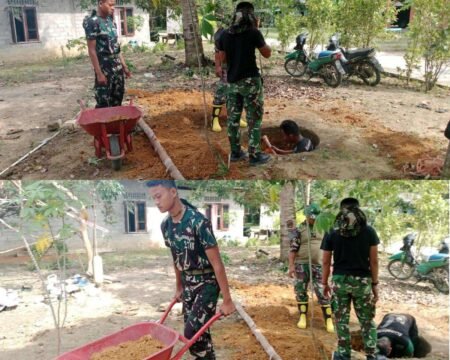 Semangat TMMD Ke-129, Kodim 0315/Tanjungpinang Bangun Sumur Bor untuk Atasi Krisis Air Bersih Masyarakat di Desa Lancang Kuning Bintan