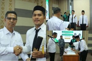Bupati Iskandarsyah Lantik Anggota BPD Penarah dan Sugie Karimun