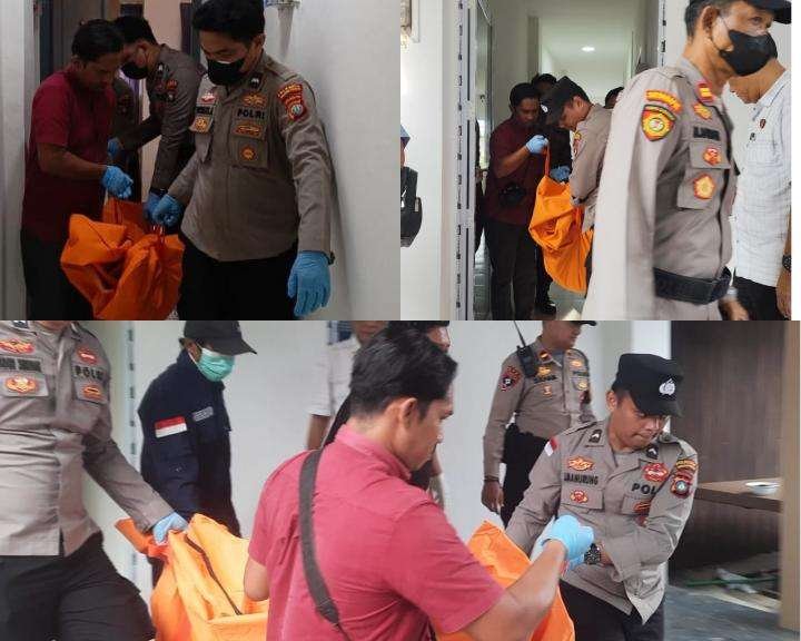 Sosok Mayat Pria Ditemukan Tewas Membusuk di Kamar Kosan Samping Mall Ramayana Tanjungpinang Petugas Kepolisian dan tim inafis Satreskrim Polresta Tanjungpinang saat lakukan evakuasi jasad Frenky (31) yang sudah mengeluarkan aroma busuk dari dalam di dalam kamar kos-kosan di Kompleks Ramayana Mall, Jalan Wiratno, Kota Tanjungpinang, Kamis (23/07/2026)