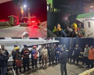 Proses evakuasi terhadap empat WNI tersebut berlangsung pada Sabtu (25/7/2026) malam sekitar pukul 22.45 WIB.