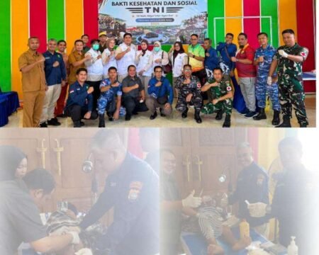 Sidokkes Polresta Tanjungpinang turut berpartisipasi dalam kegiatan Bakti Kesehatan Khitan Gratis dan Bakti Sosial TNI yang digelar pada Selasa (28/7/2026) di Gedung LAM Provinsi Kepulauan Riau.