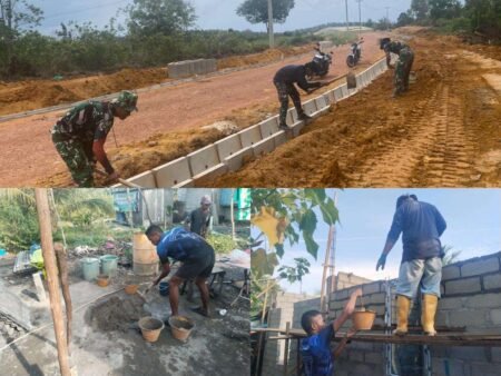 Satgas TMMD Kodim 0315/Tanjungpinang terus mengintensifkan penyelesaian berbagai sasaran fisik di wilayah Kabupaten Bintan. Seluruh personel Satgas bersama masyarakat tampak bahu-membahu mempercepat pekerjaan di sejumlah titik sasaran, Rabu (29/7/2026).