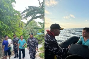 Cegah Ilegal Fishing, KRI Karitang-872 Terus Tingkatkan Pengawasan di Perairan Pulau Mentabung