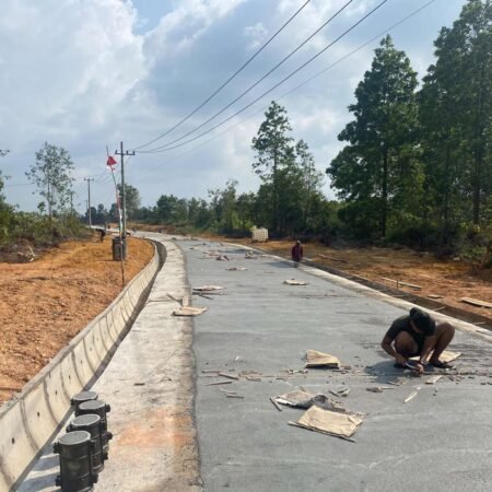 Progres Pembangunan Semenisasi TMMD Ke-129 Kodim 0315/Tanjungpinang Capai 80 Persen