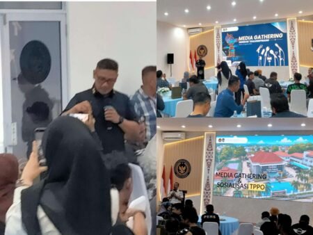 Kantor Imigrasi Kelas I TPI Tanjungpinang menggelar kegiatan Media Gathering sekaligus sosialisasi pencegahan Tindak Pidana Perdagangan Orang (TPPO) di Aula kantor Imigrasi Tanjungpinang, Kamis (13/08/2026).