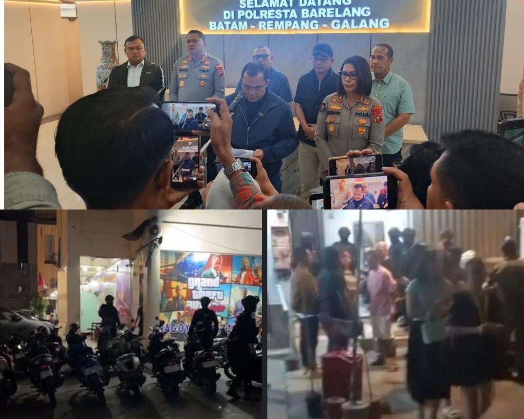 Tim Gabungan Bareskrim Polri dan Polda Kepri Gerebek Lokasi Perjudian Kasino di 9 Stage di Batam, Ratusan Orang Diamankan Beserta BB Uang Rp.7,79 Miliar Badan Reserse Kriminal (Bareskrim) Polri melakukan penindakan terhadap dugaan tindak pidana perjudian darat jenis kasino di 9 Stage Lounge & Bar, Ruko Nagoya Indah Blok D2 Nomor 9, Batu Selicin, Kota Batam, Sabtu (15/8/2026) sekitar pukul 21.30 WIB.
