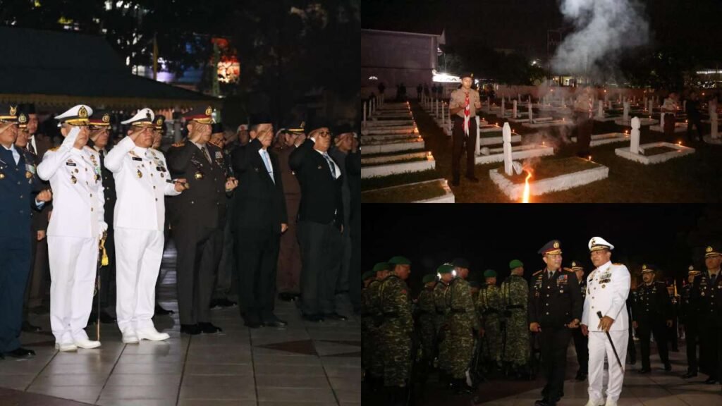 Dalam rangka memperingati Hari Ulang Tahun (HUT) Kemerdekaan Republik Indonesia ke-81 Tahun 2026, Pemerintah Provinsi Kepulauan Riau bersama unsur Forum Koordinasi Pimpinan Daerah (Forkopimda) melaksanakan Apel Kehormatan dan Renungan Suci di Taman Makam Pahlawan Pusara Bakti, Jalan Gatot Subroto, Kota Tanjungpinang, Minggu (16/8/2026) malam