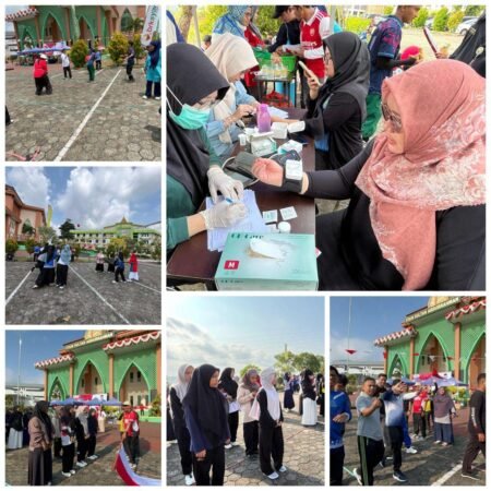 Semarak HUT ke-81 RI, STAIN SAR Kepri hidupkan gelar jalan santai, cek kesehatan dan lomba