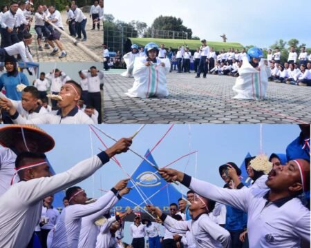 Semarak Perayaan HUT RI ke-81, Prajurit Koarmada I Berlomba Ikuti Berbagai Permainan Rakyat