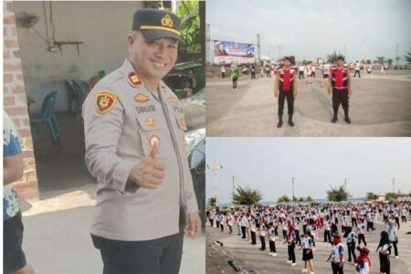 Kapolsek Tanjungpinang Kota Pimpin Langsung Pengamanan Kegiatan PSMTI Fun Walk