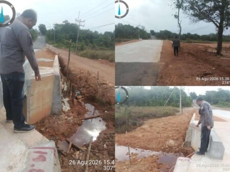 Pembangunan box culvert pada ruas jalan Daeng Kamboja, Tanjungpinang dinilai asal jadi
