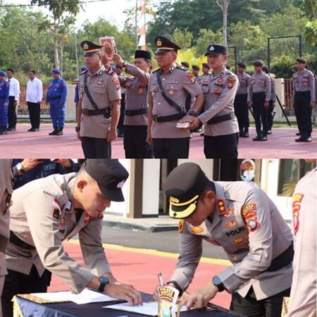 Dua Pejabat Polres Bintan Diganti, AKP Firidin Jabat Ps Kabag SDM AKP Yerry Manulang Jabat Kabag Log