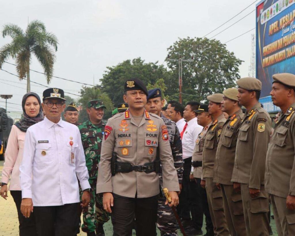 49 Lokasi dengan 61,8 Hektare Lahan Terbakar, Polresta Tanjungpinang Gelar Apel Kesiapsiagaan Pencegahan Karhutla Tahun 2026 Apel Kesiapsiagaan dalam rangka Pencegahan dan Penanggulangan Kebakaran Hutan dan Lahan (Karhutla) di wilayah Kota Tanjungpinang Tahun 2026 yang di pimpin Kapolresta Tanjungpinang Kombes Pol. Indra Ranu Dikarta, Jumat (28/8/2026).