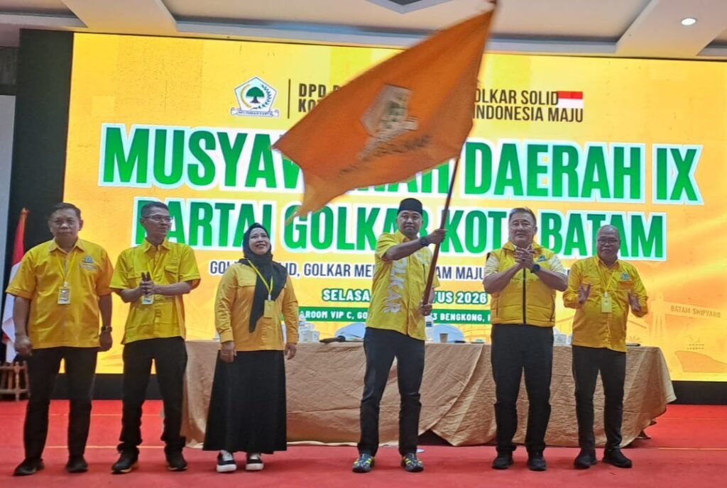 Yunus Muda Kembali Pimpin Golkar Batam, Target Rebut 8 Kursi pada 2029