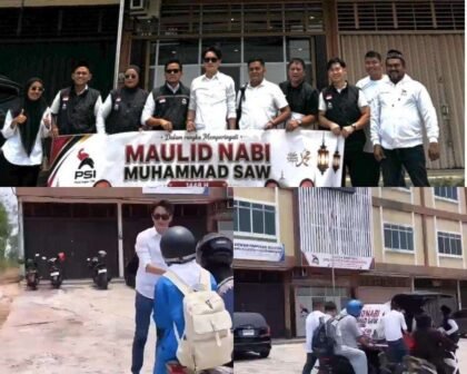 DPD Partai Solidaritas Indonesia (PSI) Kota Tanjungpinang menggelar peringatan Maulid Nabi Muhammad SAW yang dirangkaikan dengan kegiatan Jumat Berkah,berupa pembagian makanan, Jumat (04/09/2026).