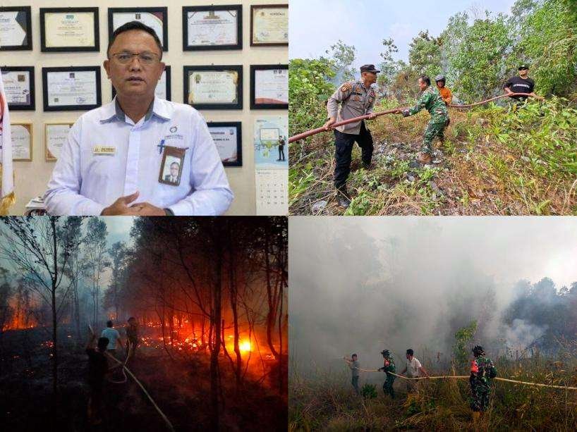 Kepala Perwakilan Ombudsman RI Provinsi Kepri, Lagat Siadari. Situasi kebakaran hutan dan lahan di wilayah Kepri akhir-akhir ini
