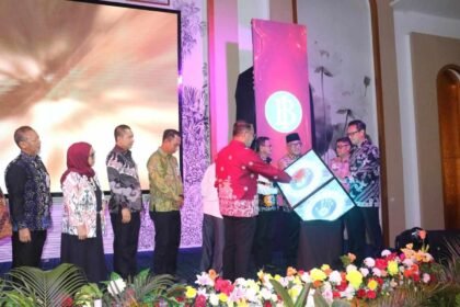 Gurindam Pay, Gerakan Unggul Real Time Integrasi Data dan Monitoring Pembayaran Pajak, diluncurkan di Altrue Hotel Tanjungpinang, Kamis (3/9).