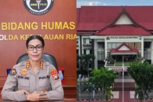 Kabid Humas Polda Kepri Komisaris Besar Nona Pricillia Ohei, Kantor Mapolda Kepri.(ft.ist)